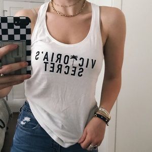 Victoria’s secret white tank